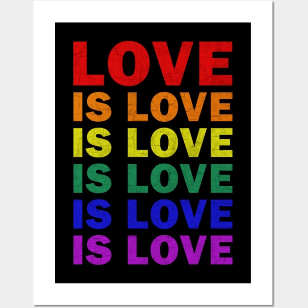 LGBT - Love is Love Wall Art by valentinahramov